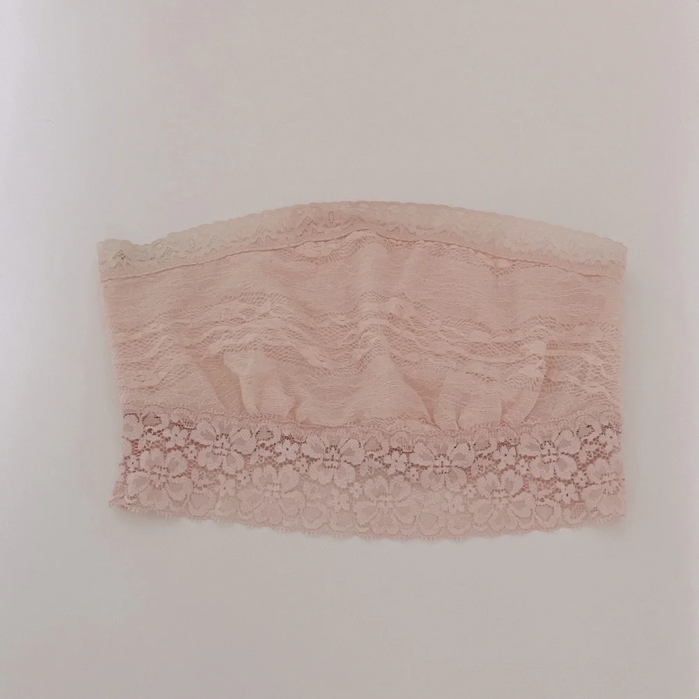 Free People Lace Longline Bandeau Bralette